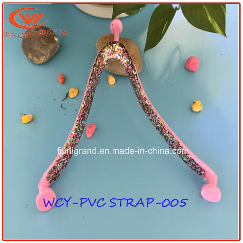 Nouvelle conception de sangle en PVC pour la fabrication de pantoufles pour femmes