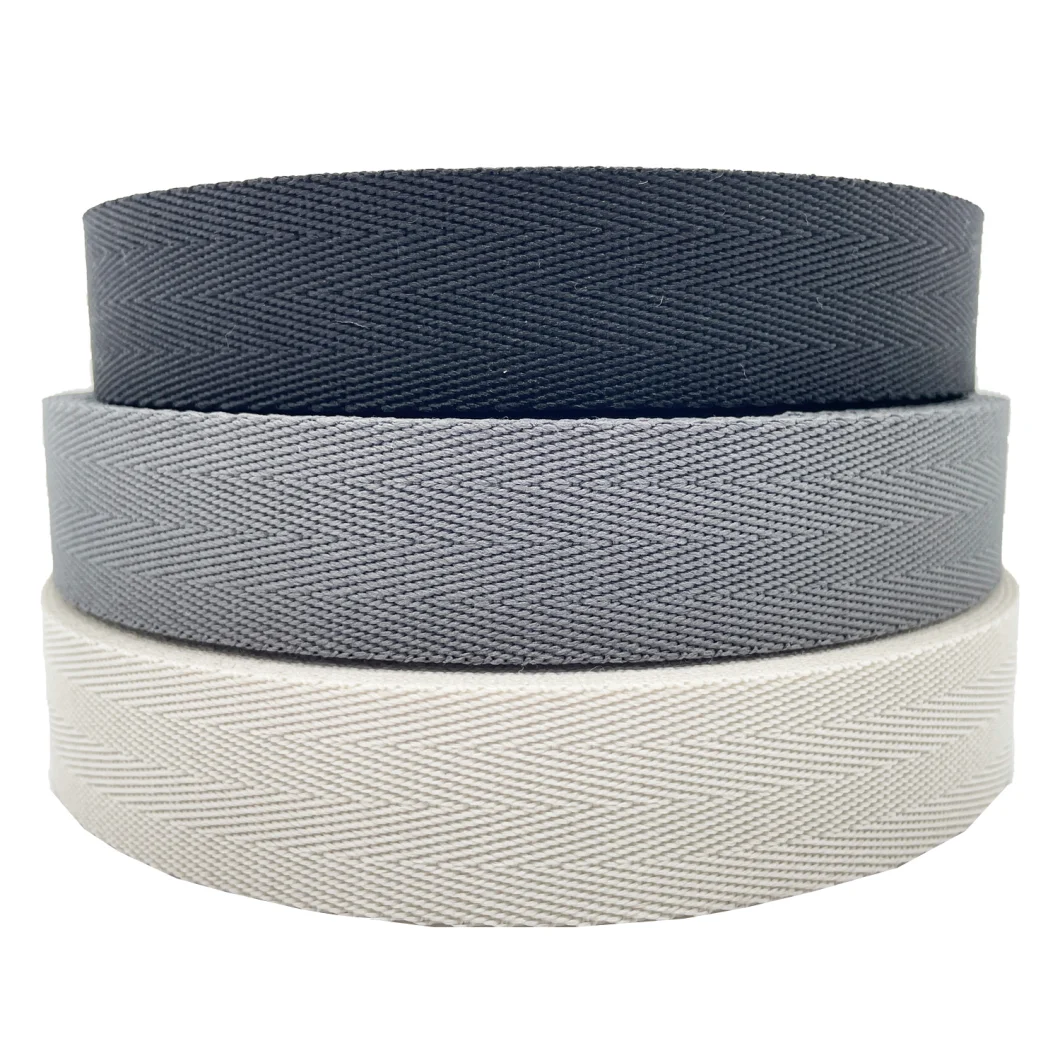 Jacquard Webbing with Twill Pattern for Garments/Shoes Accessories/Bags /Seat Belt/Pet Collar Leash Tape/Home Textile