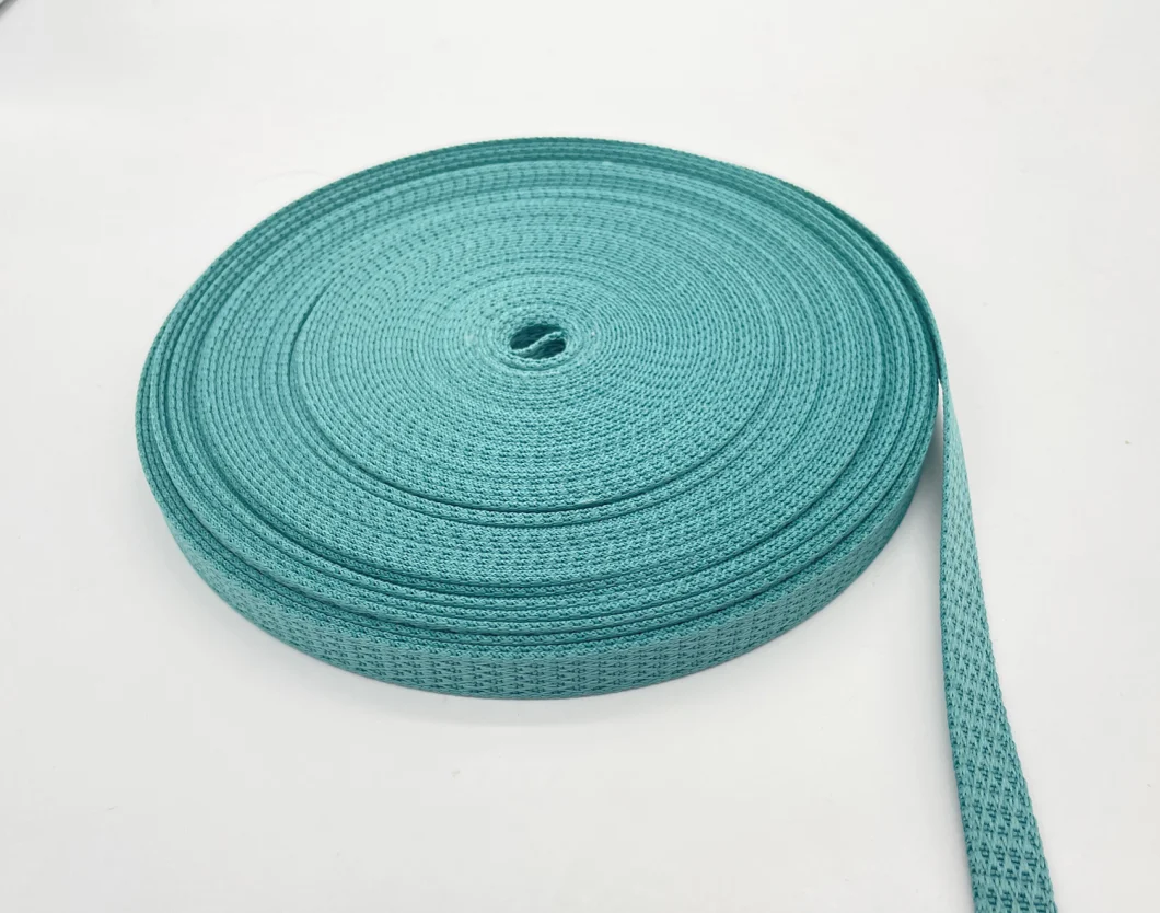 Jacquard Webbing with Color Short Half Stripe Weaving for Garments /Climbing Bags /Seat Belt/Shoes Accessories/Pet Collar Leash Tape/Home Textile