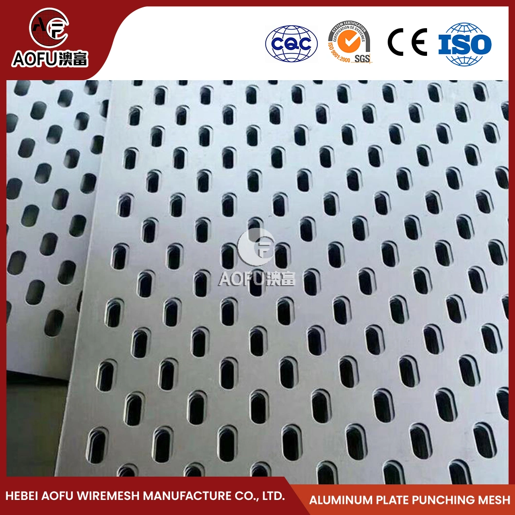 Aofu Wiremesh Micro Perforated Metal Manufacturers Good Air Permeability Zinc-Plated Perforated Metal China 1200*2400mm Mesh Decorative Expanded Aluminum Mesh