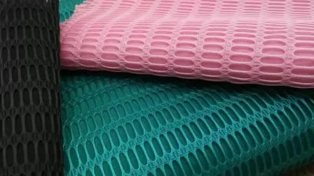 Hh-008 Tissu d'ameublement 100 % polyester Sandwich Air Mesh utilisé pour le coussin de siège de matelas Pet Mat