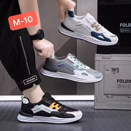 Tige de chaussure de sandale à tricoter tissée en PU avec moraillon en métal