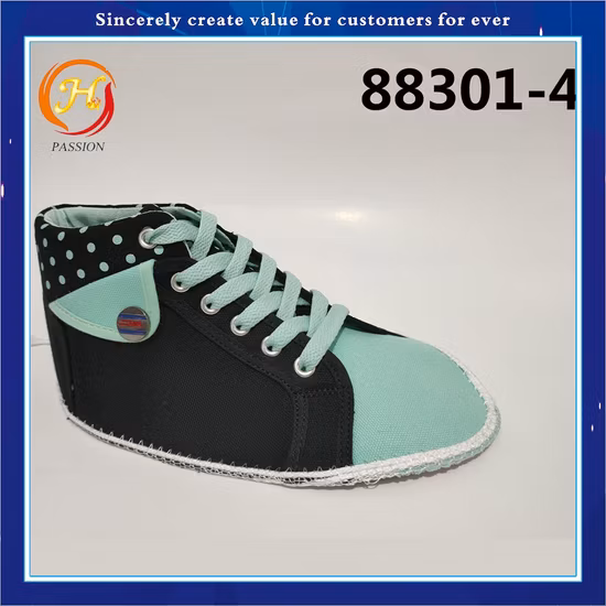 Custom Lace up Flat High Top Star Classic Casual Sneaker Upper pour femmes Chaussures en toile